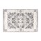 World Rug Gallery Traditional Medallion Area Rug 2' x 3' Gray MON830GRAY2X3 - alternate 5